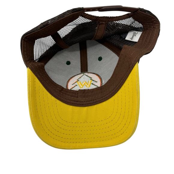 DISNEY Wilderness Explorer Up Mesh SnapBack Hat One Sz Adult Green Yellow Brown - Picture 6 of 7
